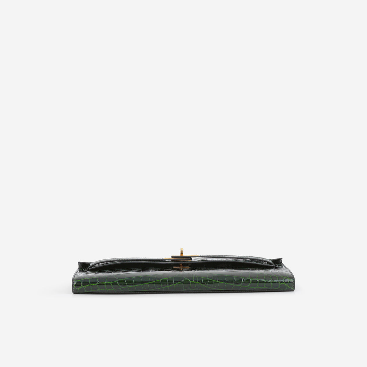 Hermès Kelly Cut - Vert Emeraude Crocodile Niloticus | Gold Hardware