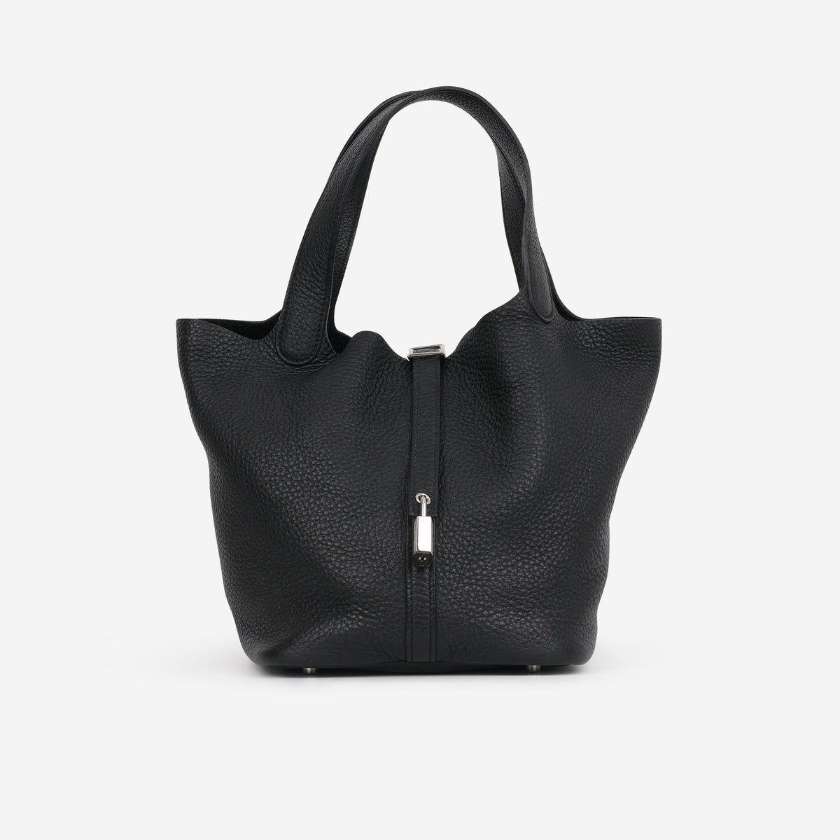 Hermès Picotin 22 - Black Clemence | Palladium Hardware