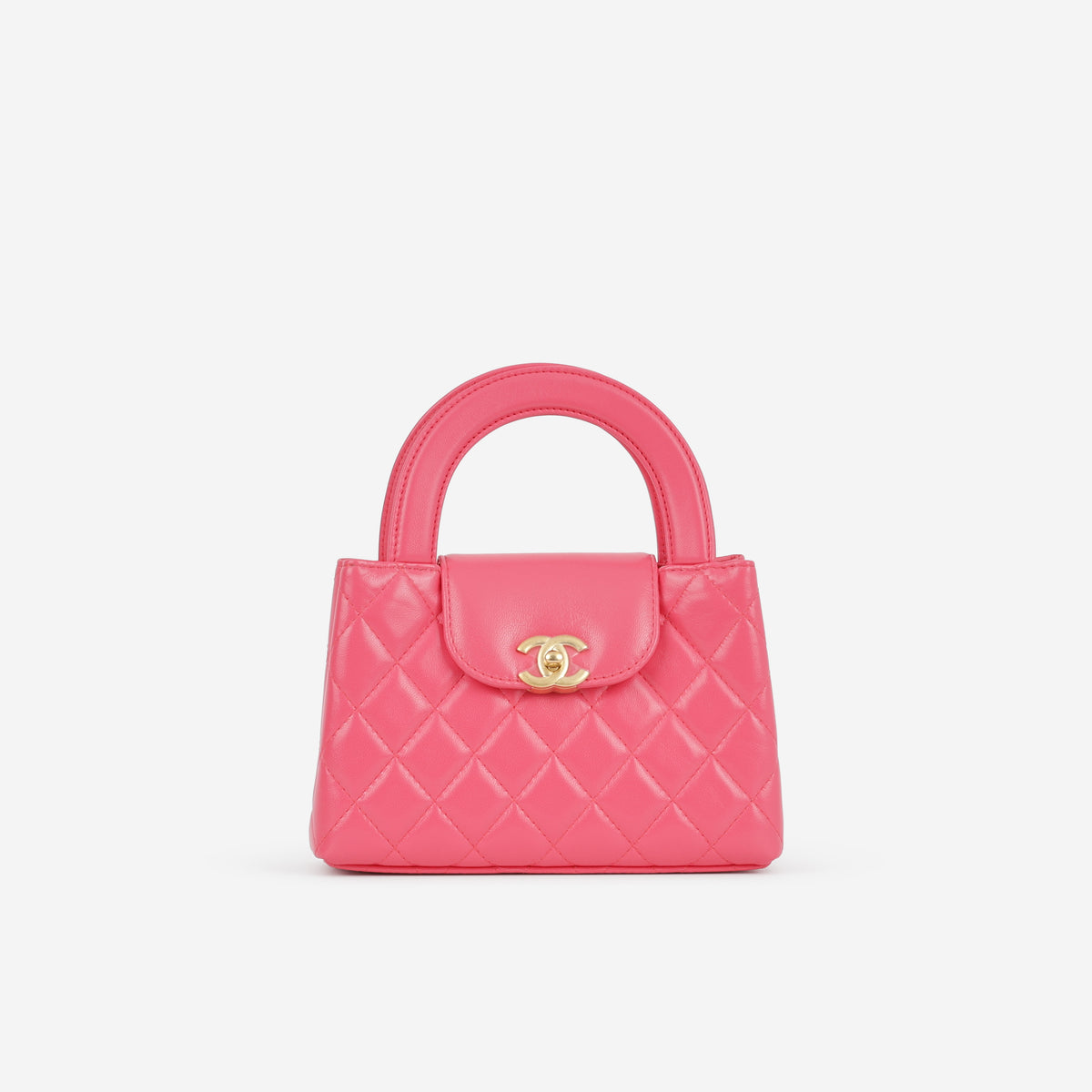Chanel Small Kelly Re-Edition - Hot Pink Lambskin | Aged Gold Hardware