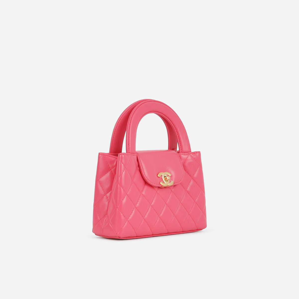 Chanel Small Kelly Re-Edition - Hot Pink Lambskin | Aged Gold Hardware