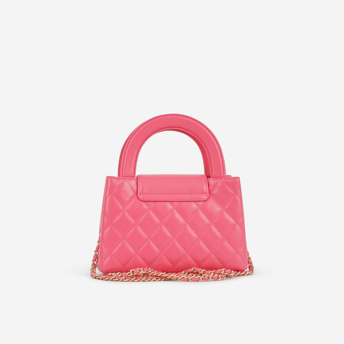 Chanel Small Kelly Re-Edition - Hot Pink Lambskin | Aged Gold Hardware