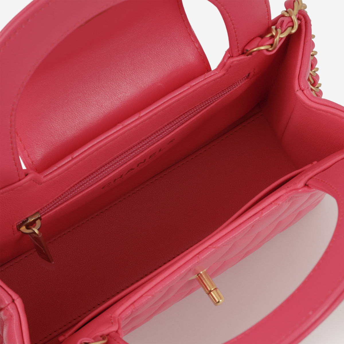 Chanel Small Kelly Re-Edition - Hot Pink Lambskin | Aged Gold Hardware
