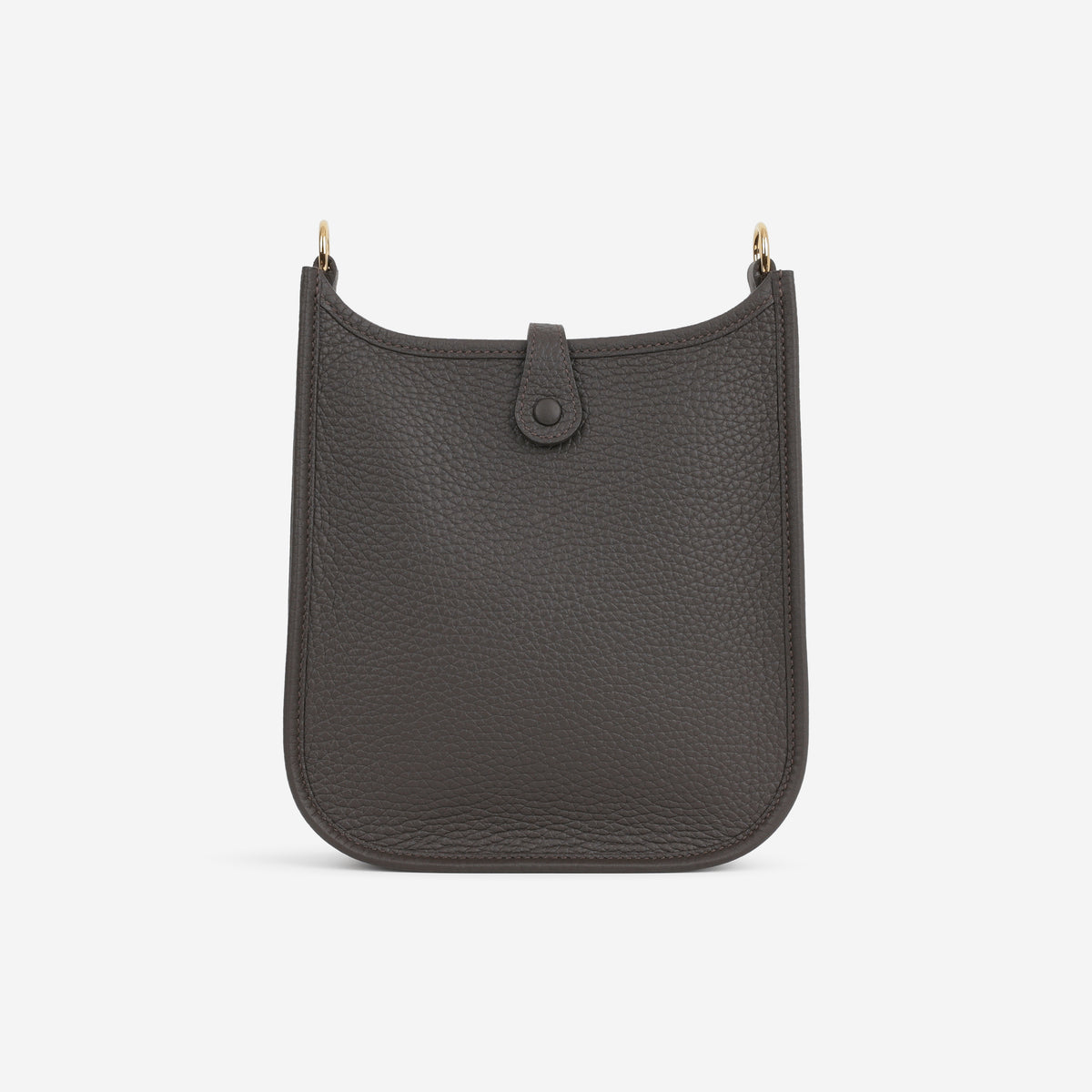 Hermès Mini Evelyne 16 - Bai Brun Clemence | Gold Hardware