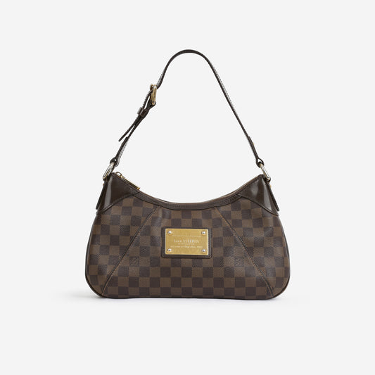 Louis Vuitton Thames Shoulder Bag - Damier Ebene Canvas | Gold Hardware