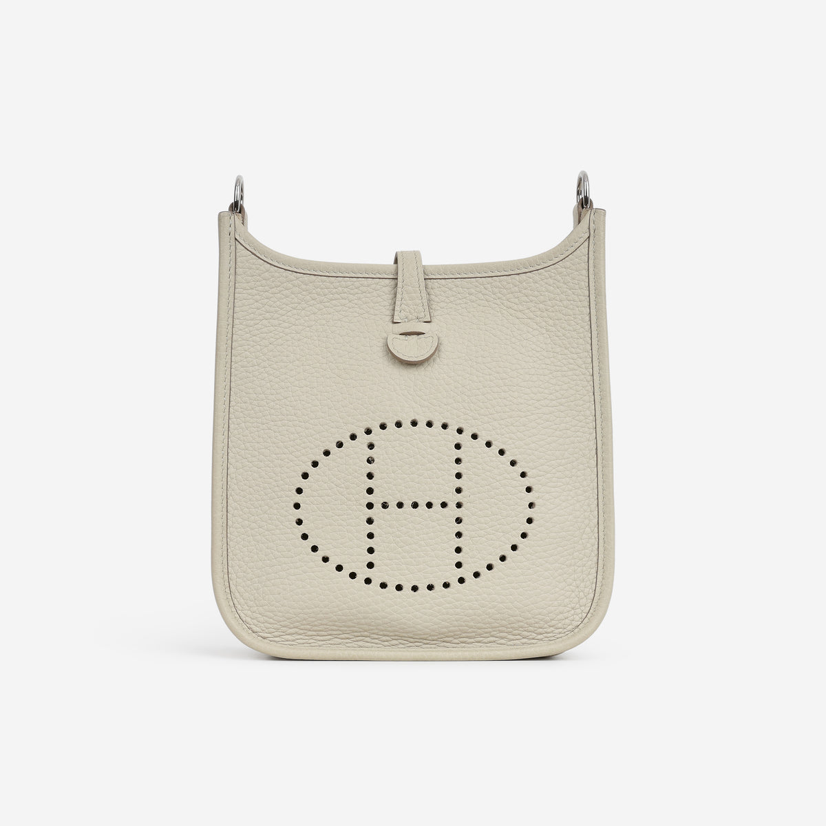 Hermès Mini Evelyne 16 - Beton Clemence / Multi Strap | Palladium Hardware
