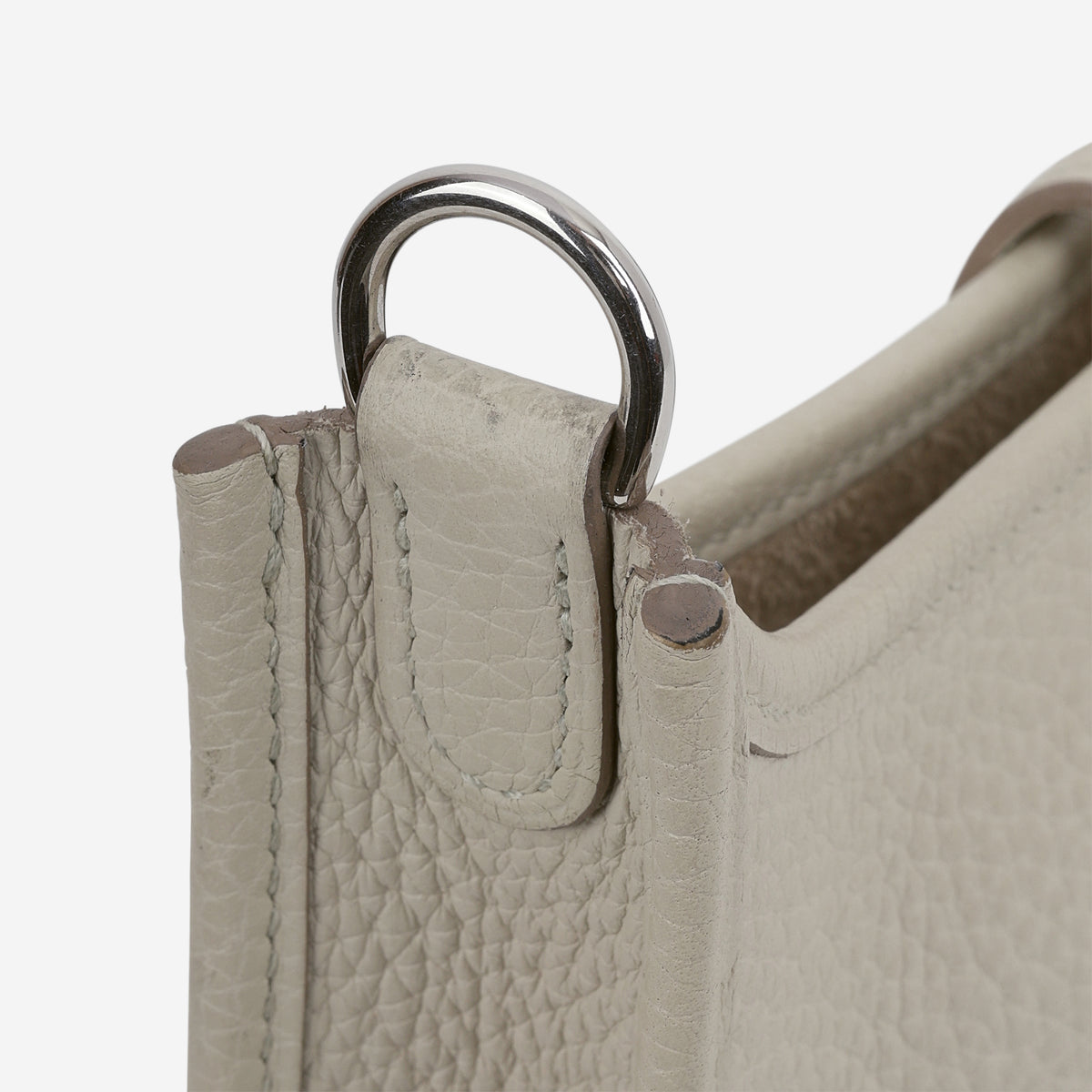Hermès Mini Evelyne 16 - Beton Clemence / Multi Strap | Palladium Hardware