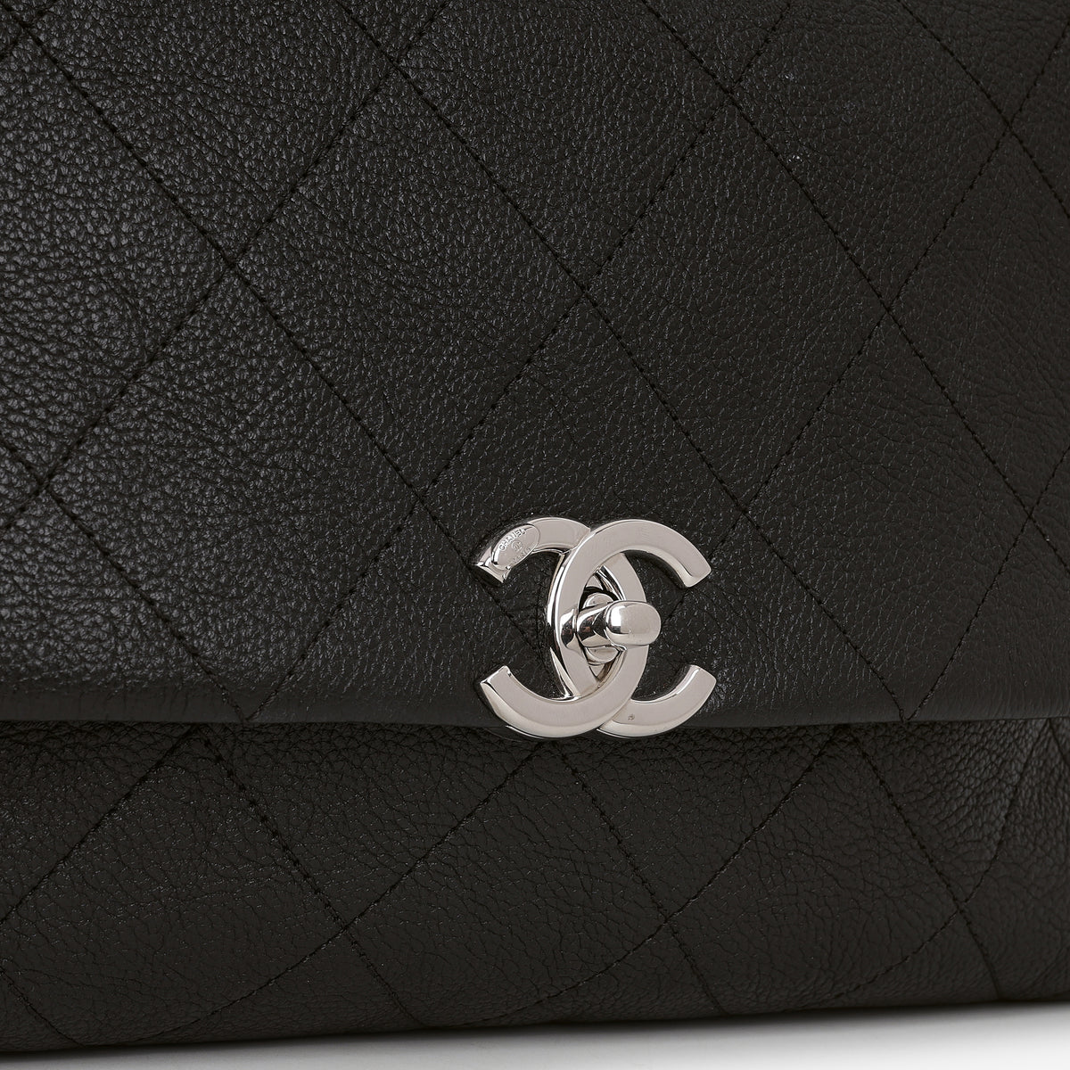 Chanel "Braided with Style" Flap Bag - Black Grained Calfskin | Silver Hardware