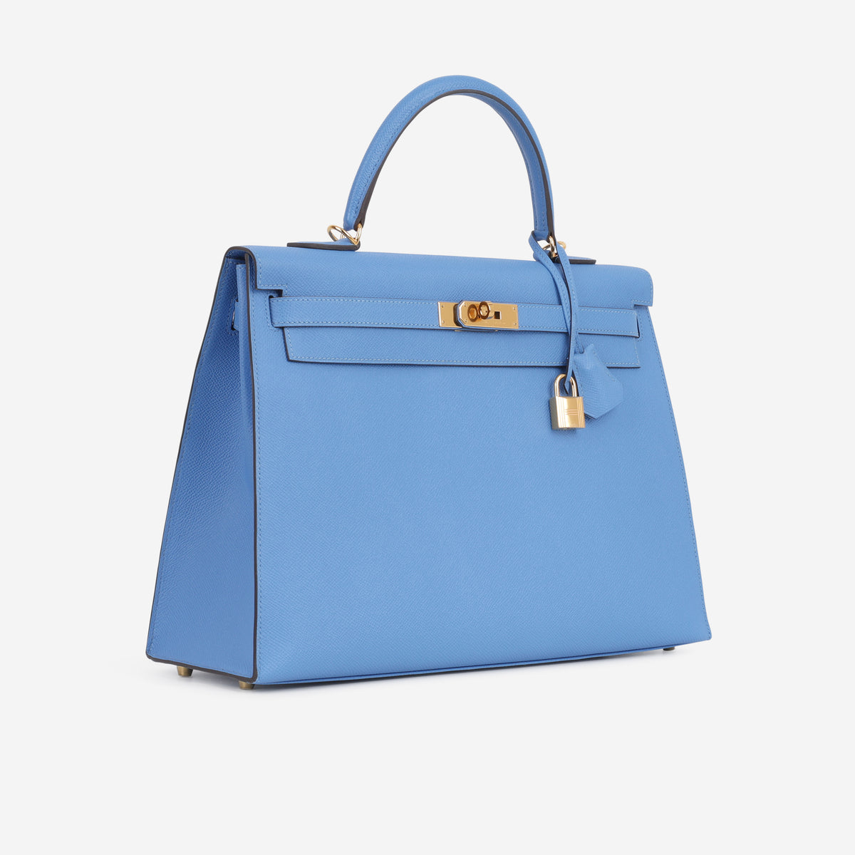 Hermès Kelly 35 - Bleu Paradis Epsom | Gold Hardware