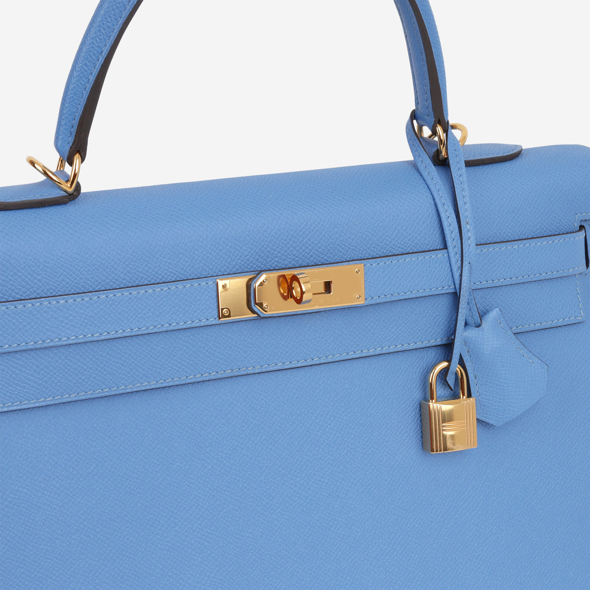Hermès Kelly 35 - Bleu Paradis Epsom | Gold Hardware