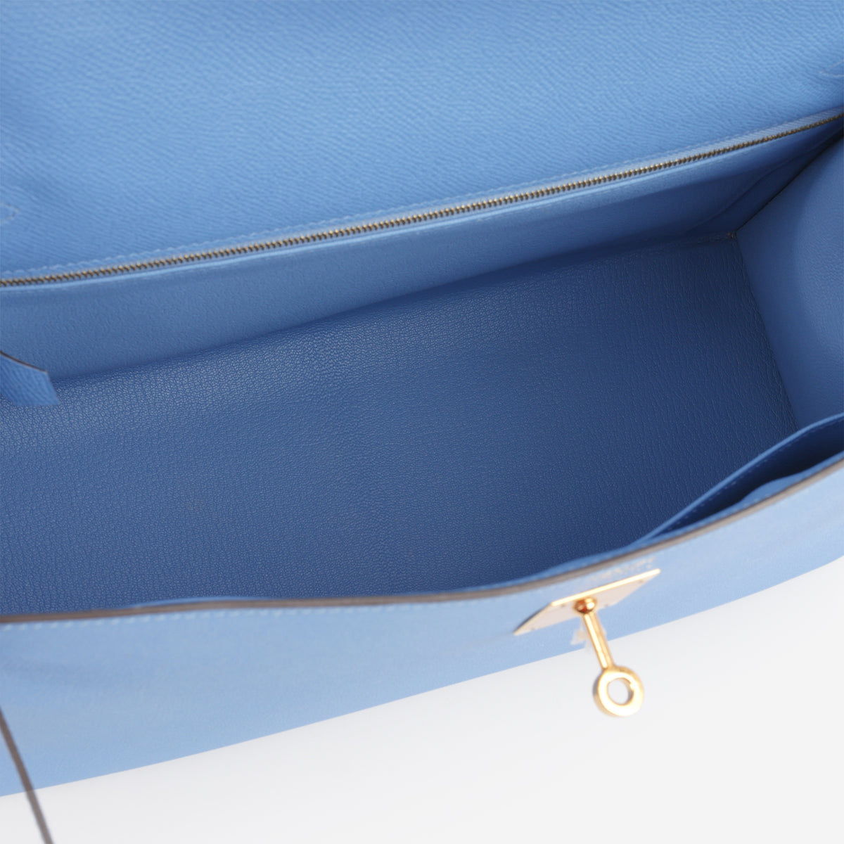 Hermès Kelly 35 - Bleu Paradis Epsom | Gold Hardware