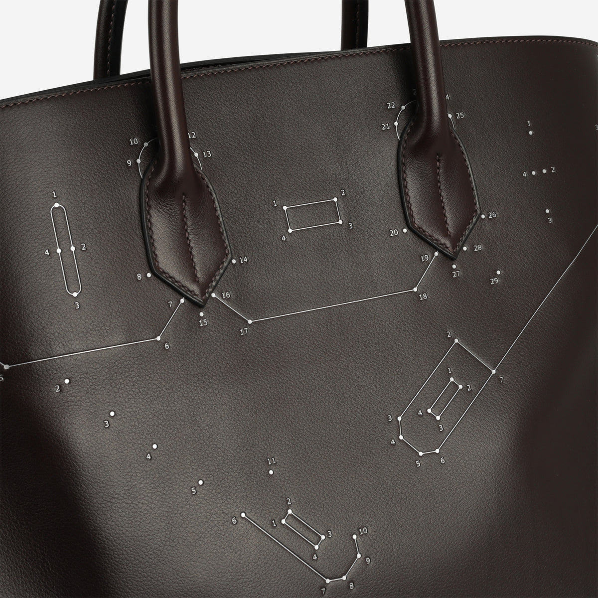 Hermès HAC 40 'Reier' - Ebene Evergrain | Palladium Hardware - Bagista