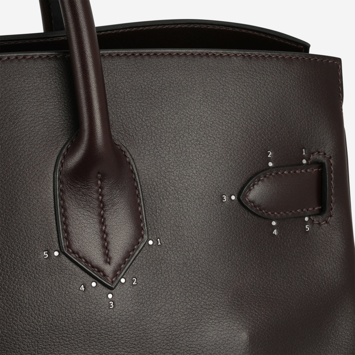 Hermès HAC 40 'Reier' - Ebene Evergrain | Palladium Hardware - Bagista