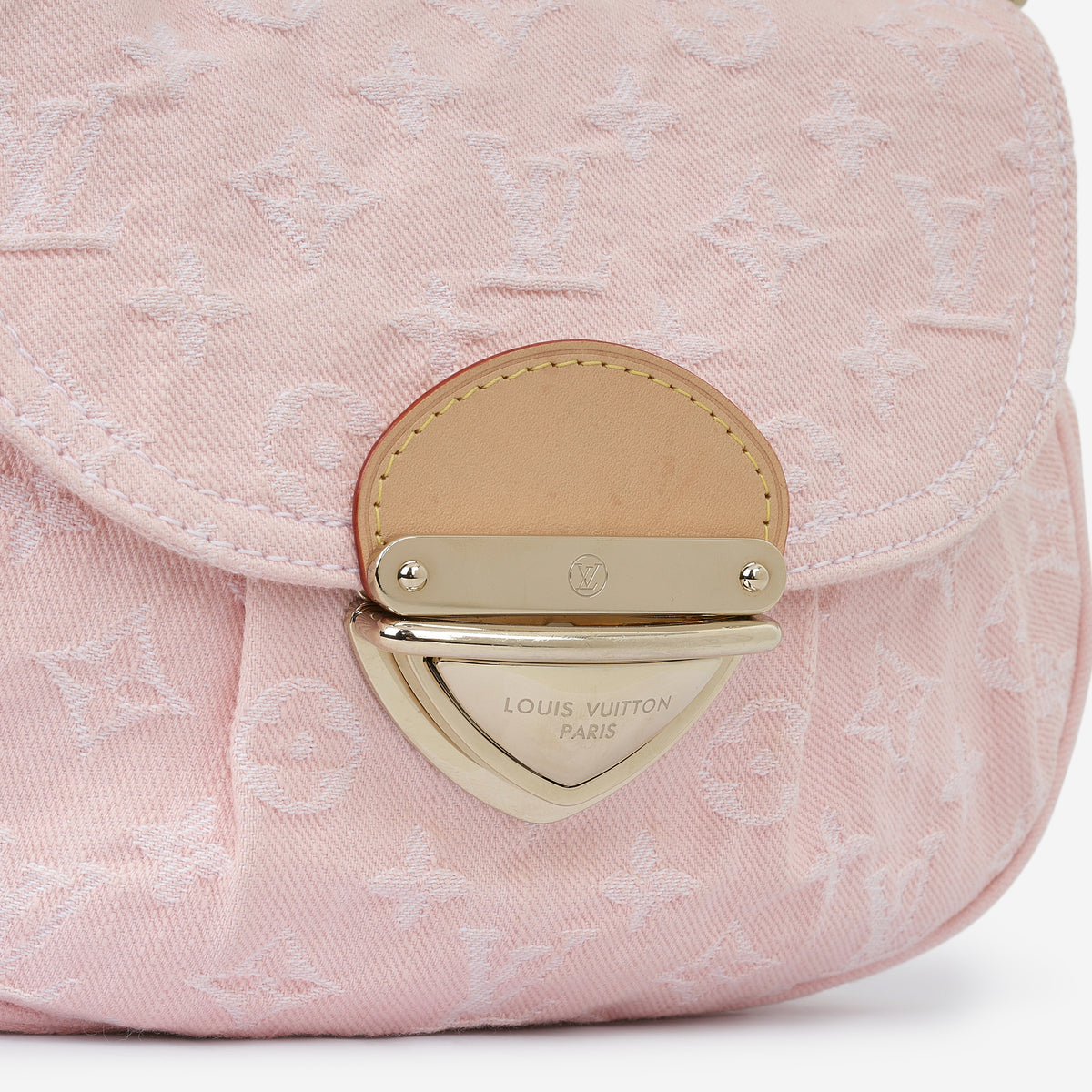 Louis Vuitton Sunset Bag - Pink Monogram Denim | Gold Hardware