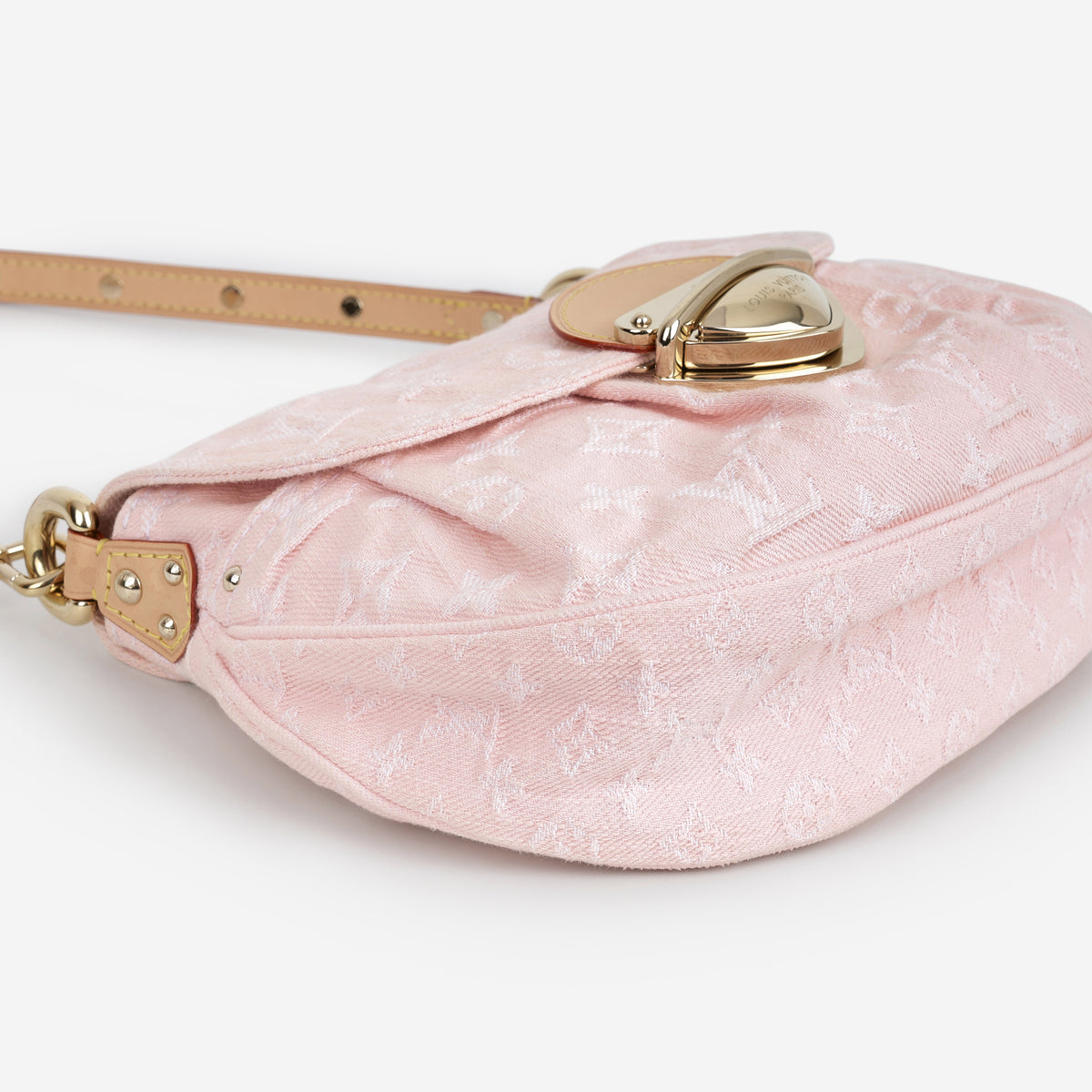 Louis Vuitton Sunset Bag - Pink Monogram Denim | Gold Hardware