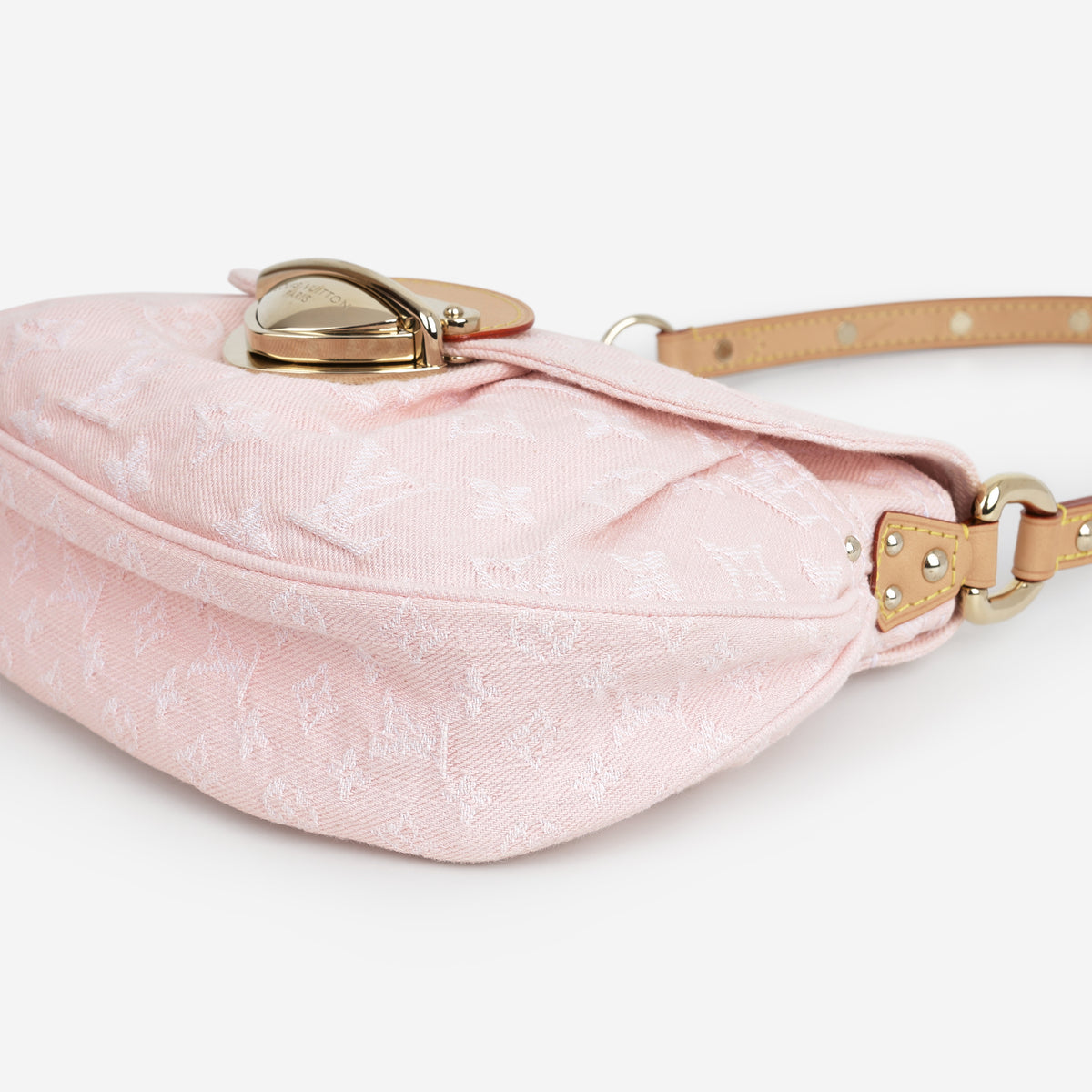 Louis Vuitton Sunset Bag - Pink Monogram Denim | Gold Hardware