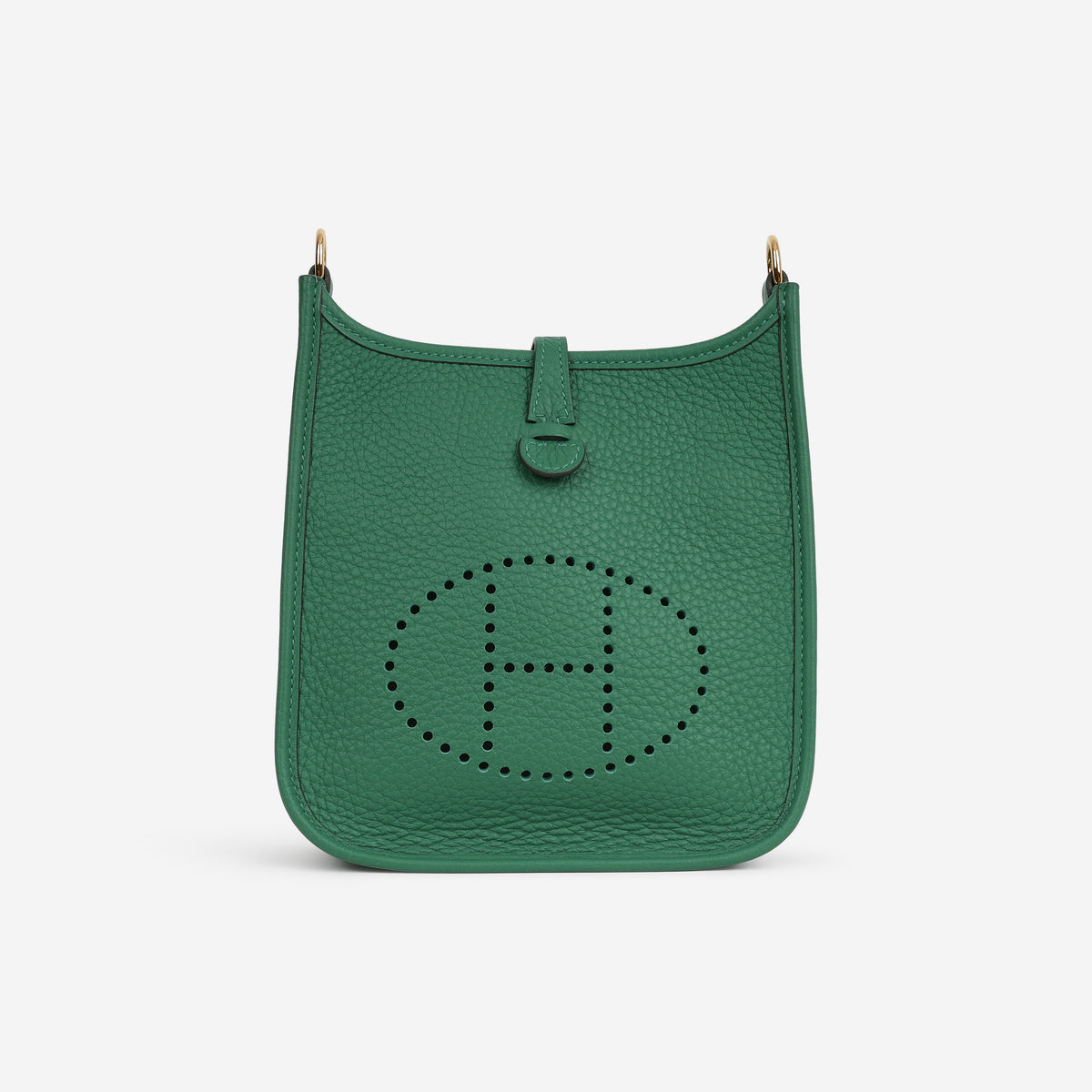 Hermès Evelyne TPM - Vert Vertigo Clemence | Gold Hardware