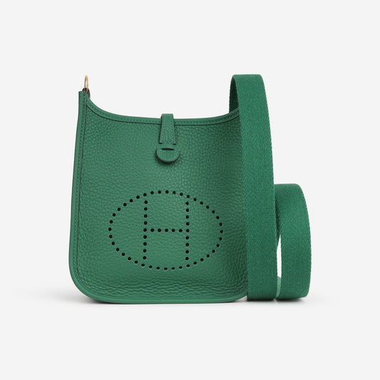 Hermès Evelyne TPM - Vert Vertigo Clemence | Gold Hardware