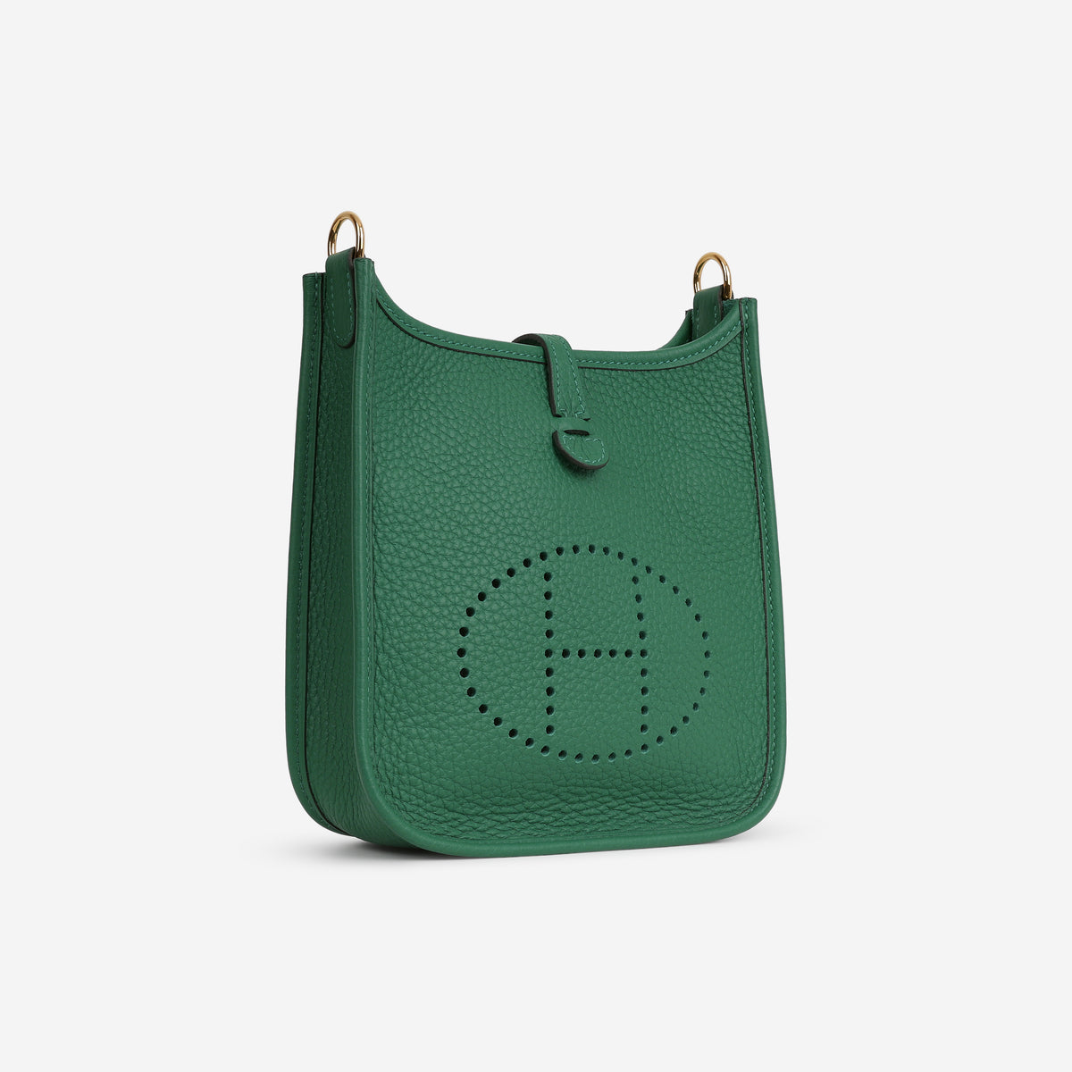 Hermès Evelyne TPM - Vert Vertigo Clemence | Gold Hardware