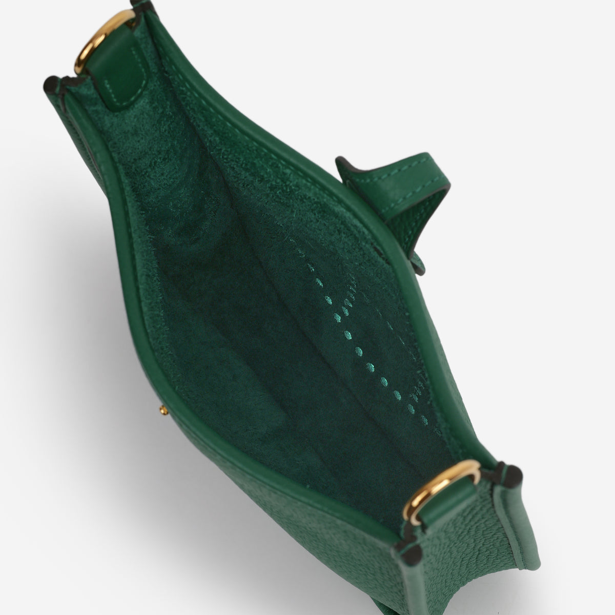Hermès Evelyne TPM - Vert Vertigo Clemence | Gold Hardware