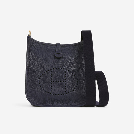 Evelyne TPM - Bleu Nuit Clemence | Gold Hardware