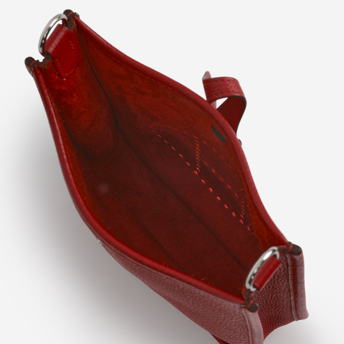 Hermès Mini Evelyne 16 - Rouge Piment Maurice | Palladium Hardware - Bagista