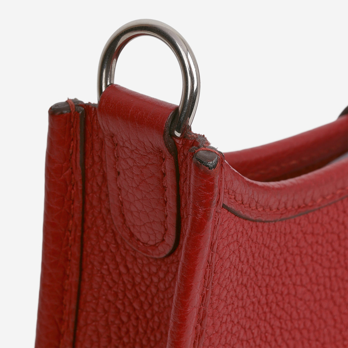 Hermès Mini Evelyne 16 - Rouge Piment Maurice | Palladium Hardware - Bagista