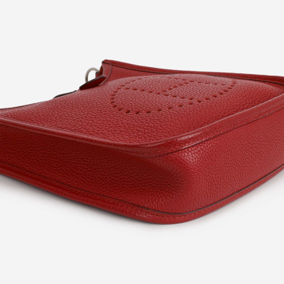 Hermès Mini Evelyne 16 - Rouge Piment Maurice | Palladium Hardware - Bagista