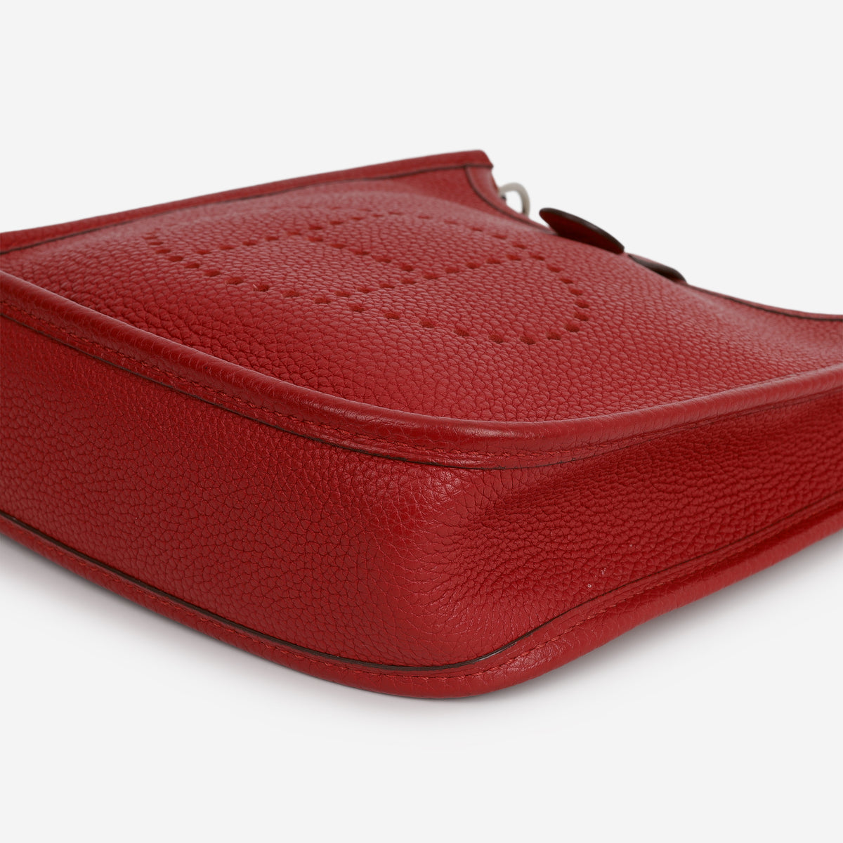 Hermès Mini Evelyne 16 - Rouge Piment Maurice | Palladium Hardware - Bagista