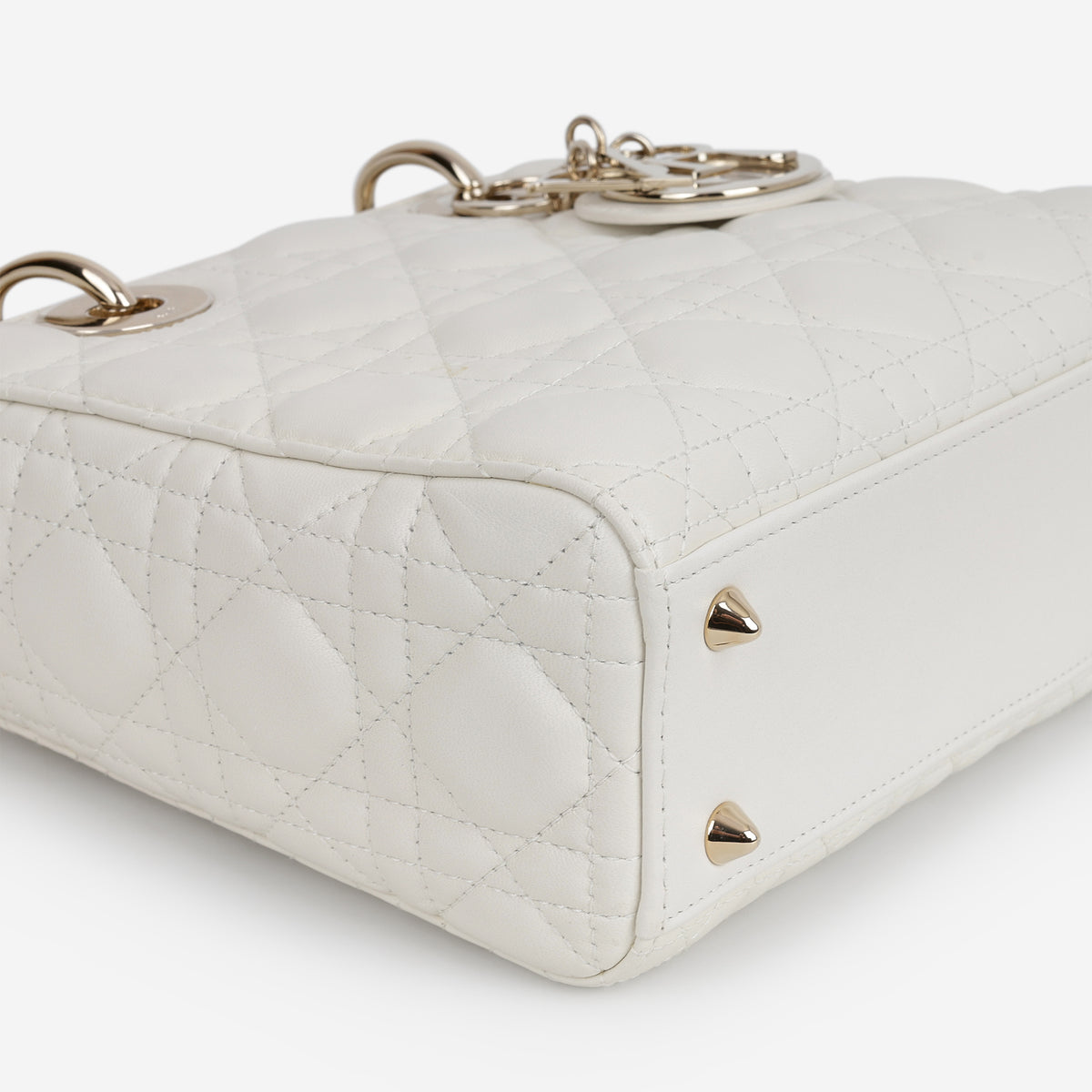 Dior ABCDior - White Lambskin | Champagne Gold Hardware