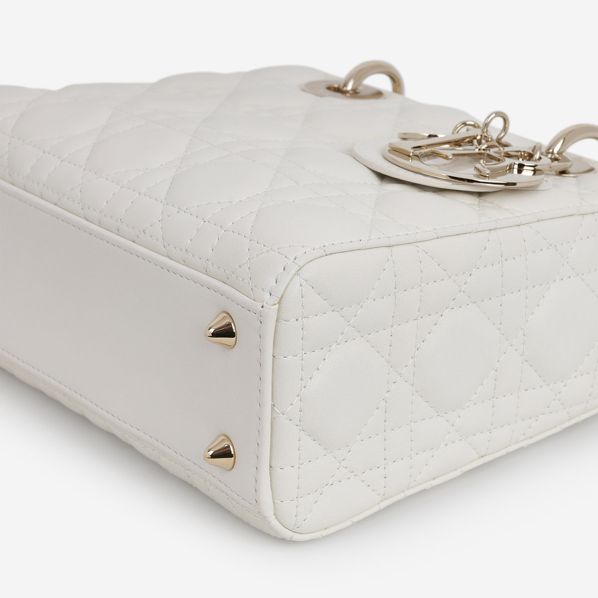 Dior ABCDior - White Lambskin | Champagne Gold Hardware