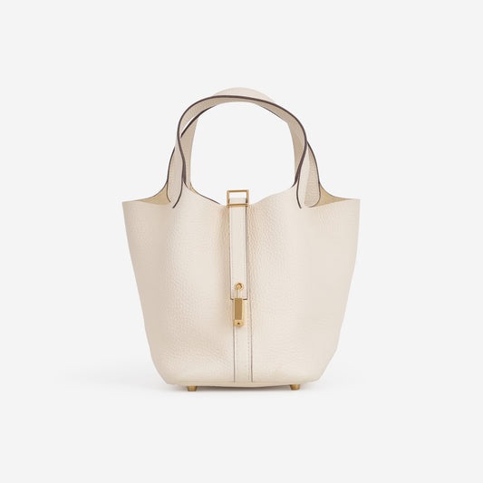 Hermès Picotin 18 - Nata Clemence | Gold Hardware - Bagista
