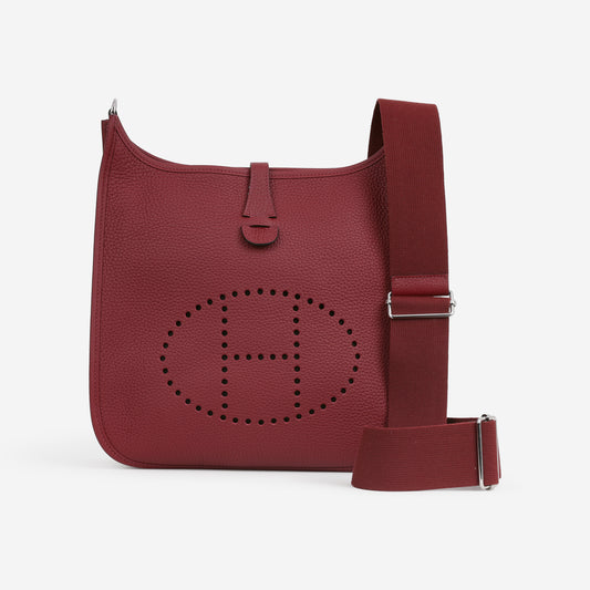 Hermès Evelyne PM - Rouge H Clemence | Palladium Hardware