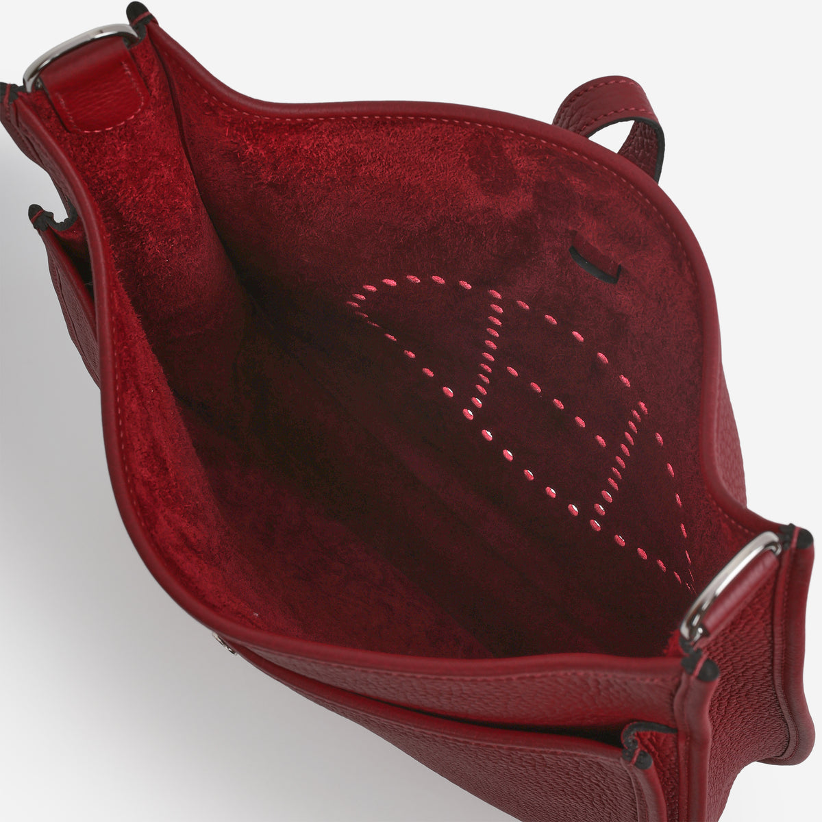 Hermès Evelyne PM - Rouge H Clemence | Palladium Hardware