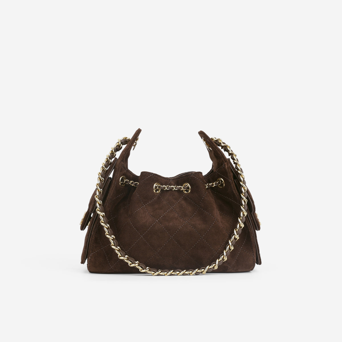 Chanel Mini 25 Hobo - Brown Suede | Polished Gold Hardware