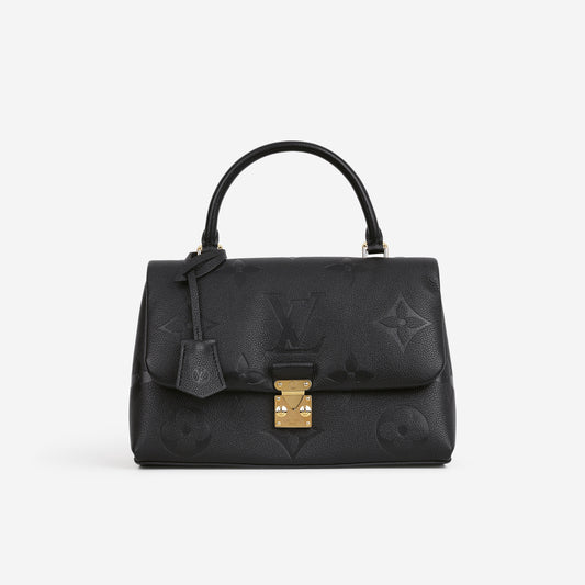 Louis Vuitton Madeleine MM - Black Empreinte | Gold Hardware