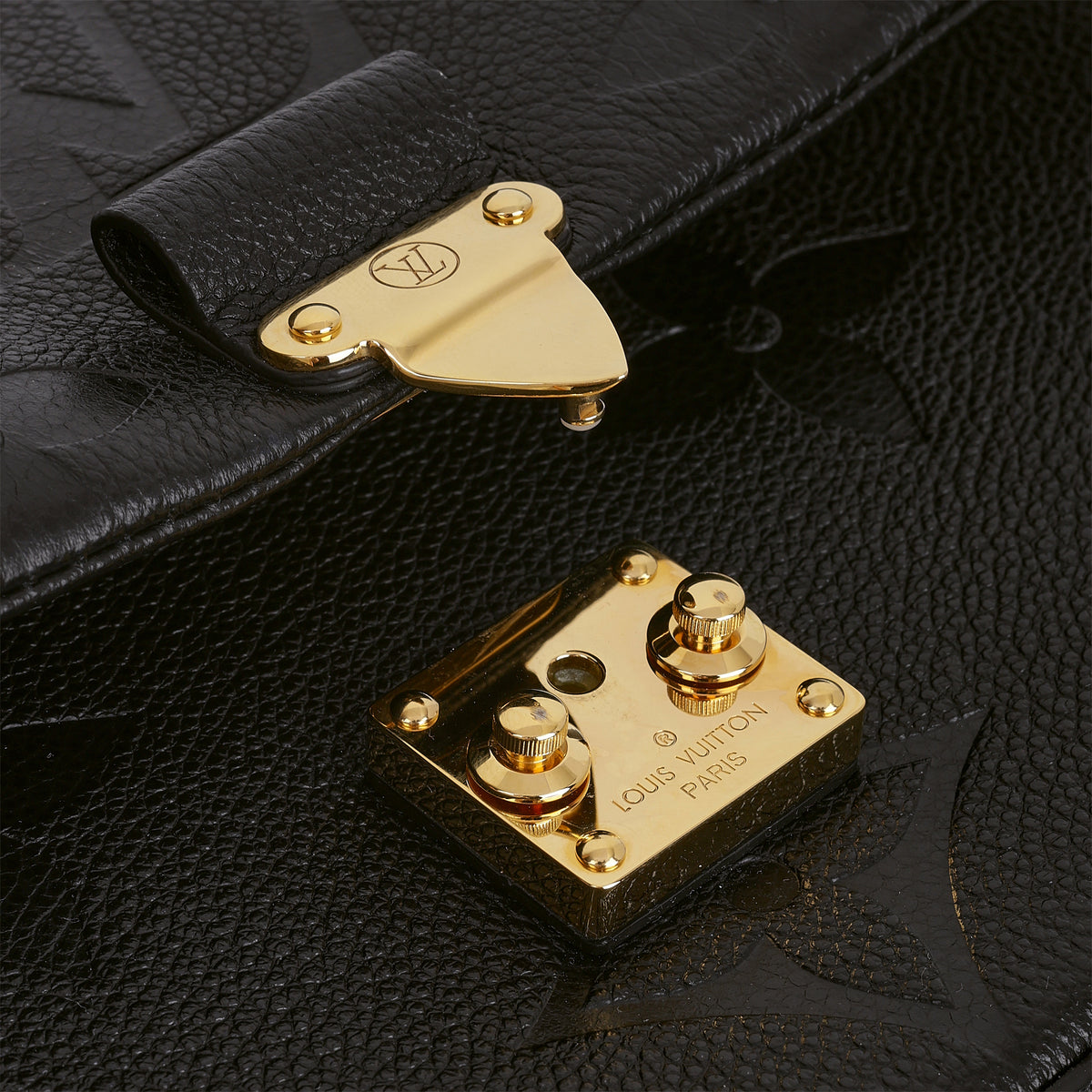 Louis Vuitton Madeleine MM - Black Empreinte | Gold Hardware