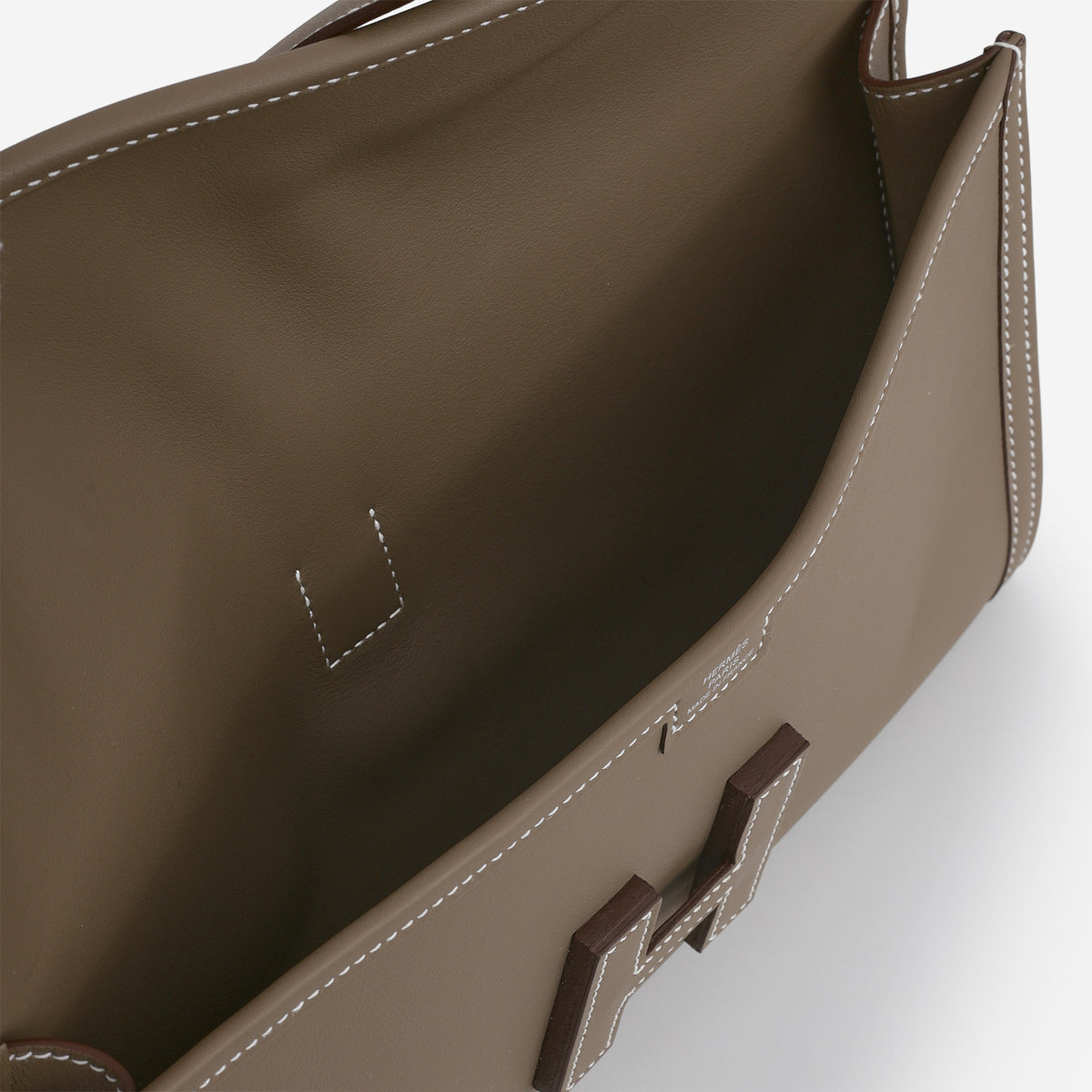 Hermès Jige 29 Clutch - Etoupe Swift
