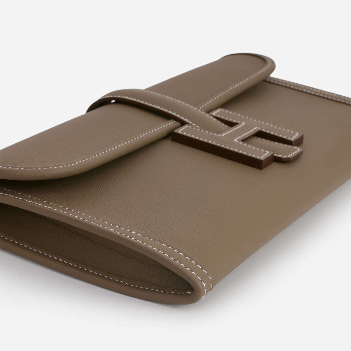 Hermès Jige 29 Clutch - Etoupe Swift