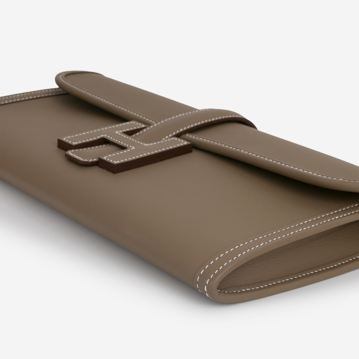 Hermès Jige 29 Clutch - Etoupe Swift