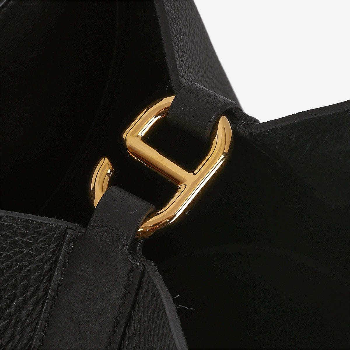 Hermès In-The-Loop 18 - Noir Clemence / Swift | Gold Hardware