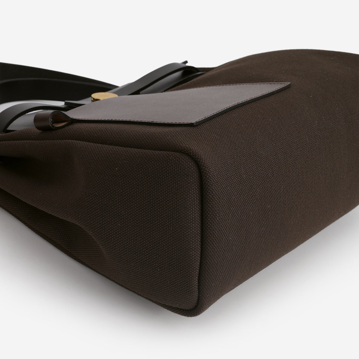 Hermès Herbag 31 Pocket - Bai Brun Toile / Ebene Pocket / Noir Hunter | Palladium Hardware - Bagista