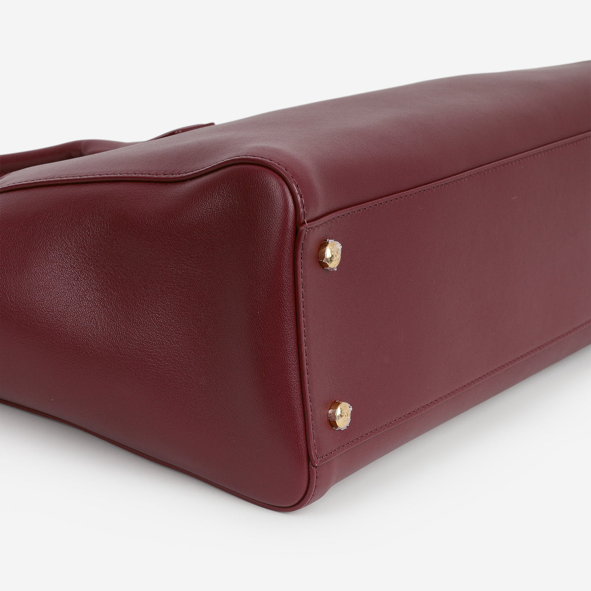 Chanel Small Tote - Dark Burgundy Smooth Calfskin | Aged Gold Hardware