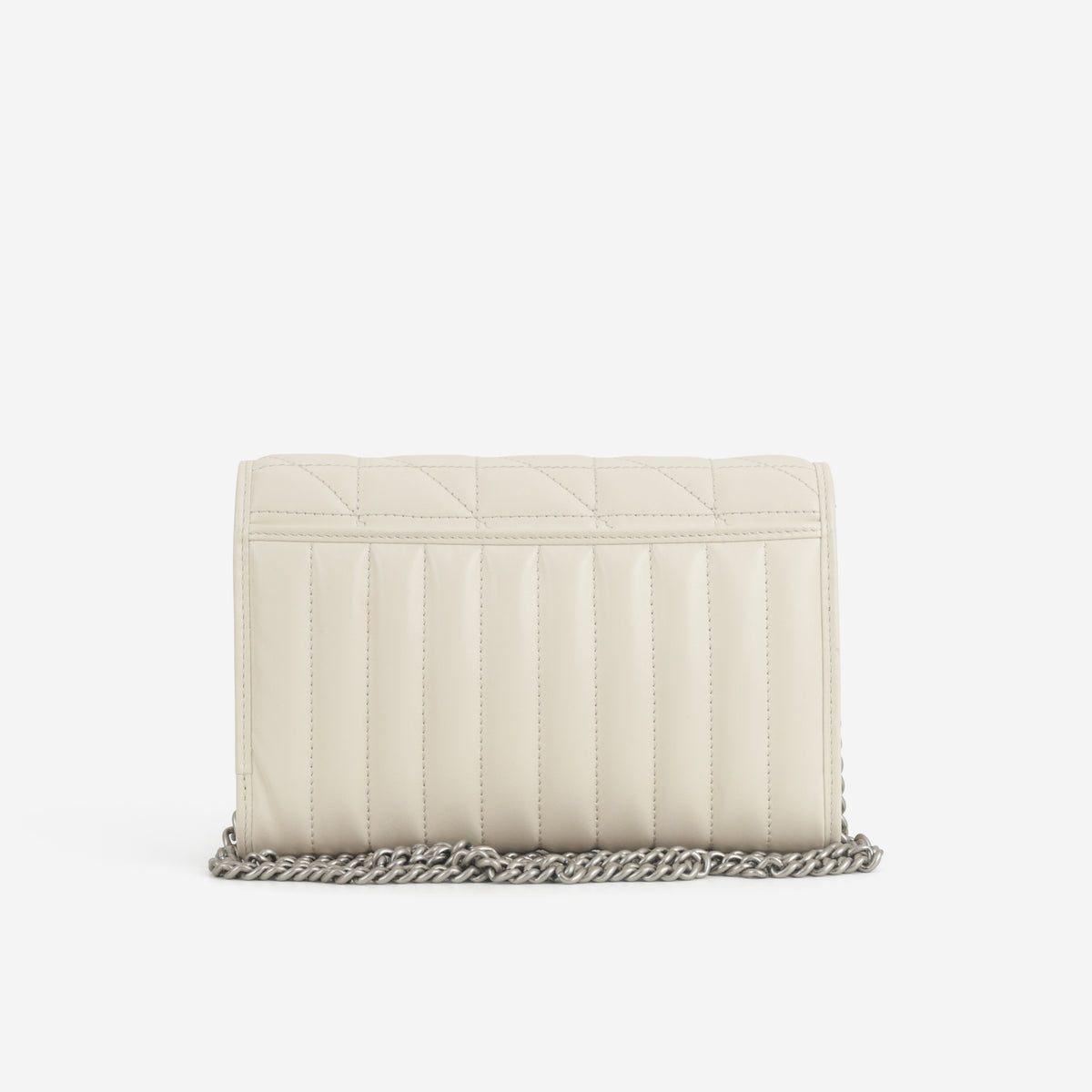 Gucci Aria GG Marmont - White Quilted Calfskin | Silver Hardware