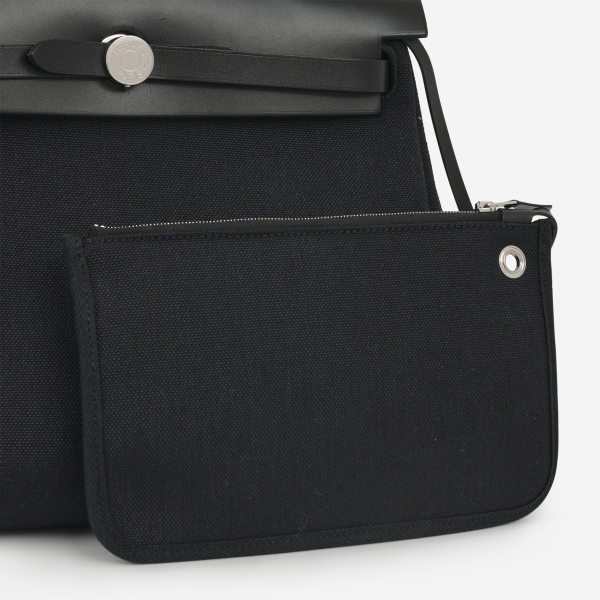 Hermés Herbag 31 - Noir Toile Militaire / Hunter | Palladium Hardware