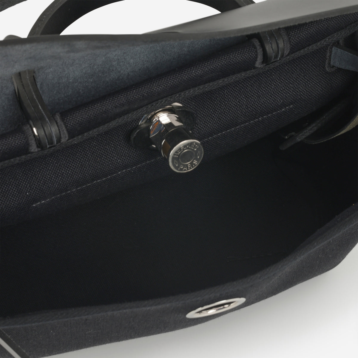 Hermés Herbag 31 - Noir Toile Militaire / Hunter | Palladium Hardware