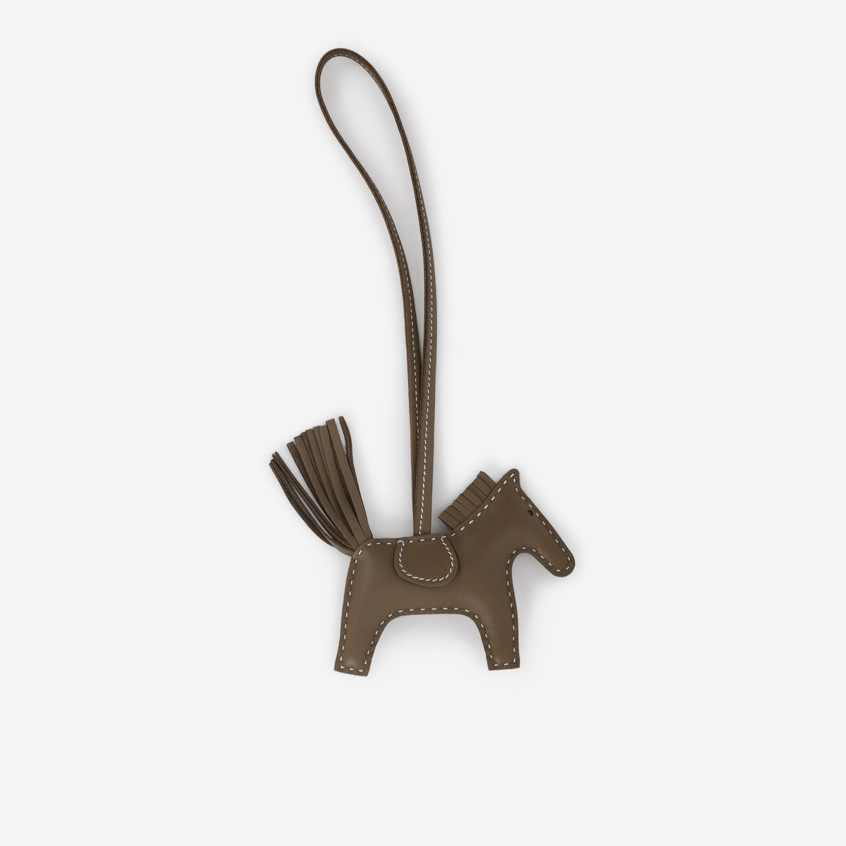 Hermès Rodeo Pegase PM - Etoupe Agneau