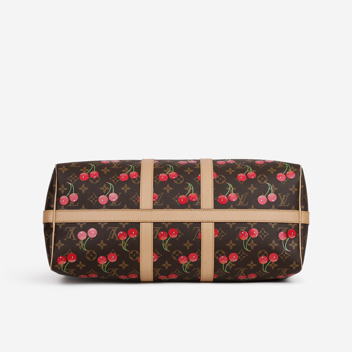 Louis Vuitton x Murakami TM Keepall Bandoulière 45 - Cerises Monogram | Gold Hardware
