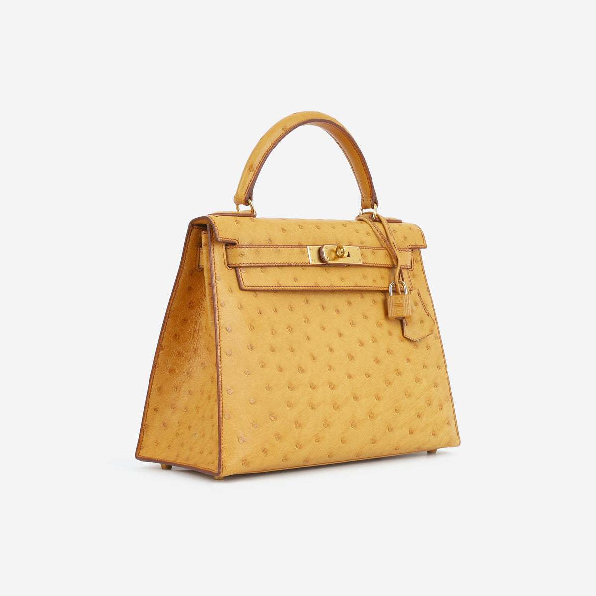 Hermès Vintage Kelly 28 - Naturel Ostrich | Gold Hardware