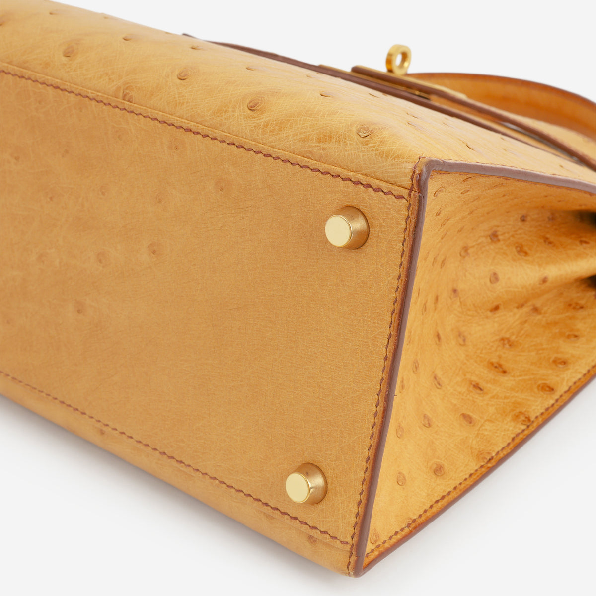 Hermès Vintage Kelly 28 - Naturel Ostrich | Gold Hardware