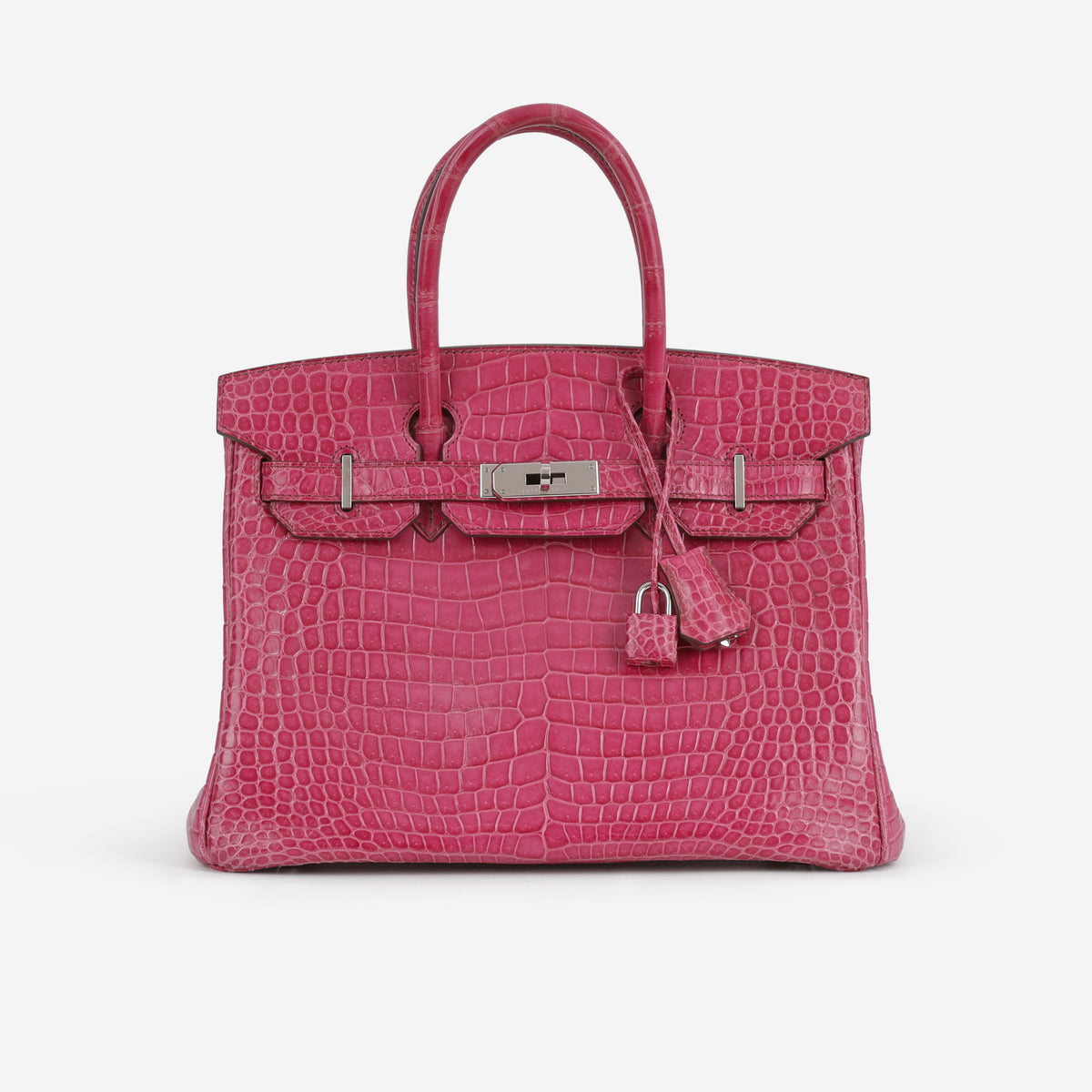 Hermès Birkin 30 - Rose Scheherazade Crocodile Porosus | Palladium Hardware